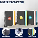 Collins Debden Delta Academic 2023-24 A5 Day To Page Mid Year Diary Planner School College or University Term Journal - August 2023 to August 2024 - Orange - FP51M.44-2324 - Image 7