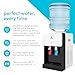 Avalon Premium Hot/Cold Top Loading Countertop Water Cooler Dispenser With Child Safety Lock. UL Listed- White