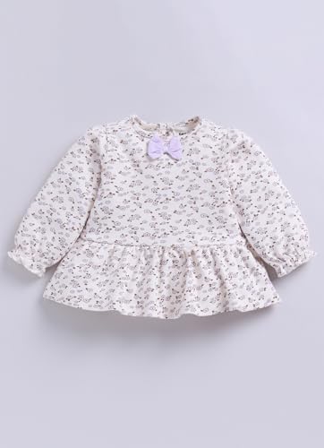 Image of Smart Baby Cotton Frock Set for Baby Girls - Soft Interlock Cotton
