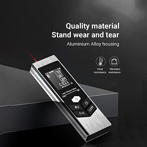fantaxi Telêmetro portátil Mini Medidor de distância digital Medidor de distância a laser Dispositiv