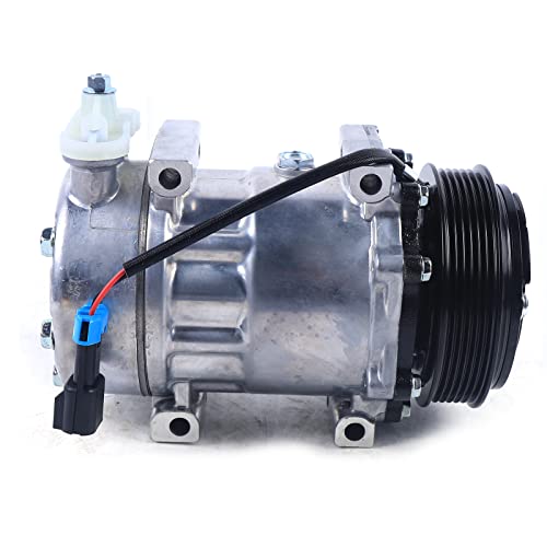 RustyVioum A/C AC Compressor W/Clutch for Kenworth T300 T370 T600A T660 T800 W900 2007-2010 F696001121 43554039 48844039 031401 10044039