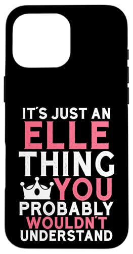 ����͂��Ȃ��������炭�����ł��Ȃ��ł��낤�P�Ȃ�Elle Thing �X�}�z�P�[�X iPhone 16 Pro Max �p