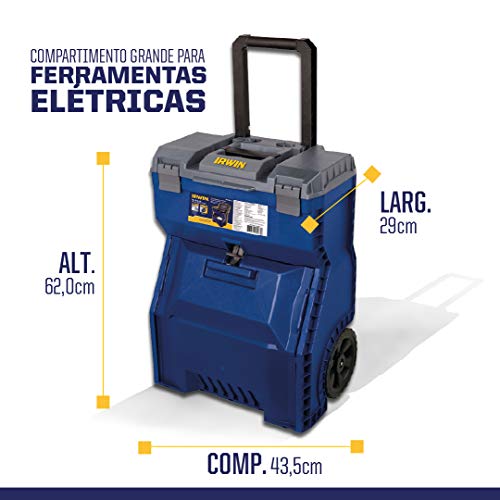 IRWIN Caixa Monobloco para Ferramentas Eléctricas com Rodas IWST18800-LA