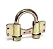 Heavy Duty Yellow Zinc Universal 1" U-Bolt Clamp with Rust Protection for Toyota and GM Applications (1 PACK)
