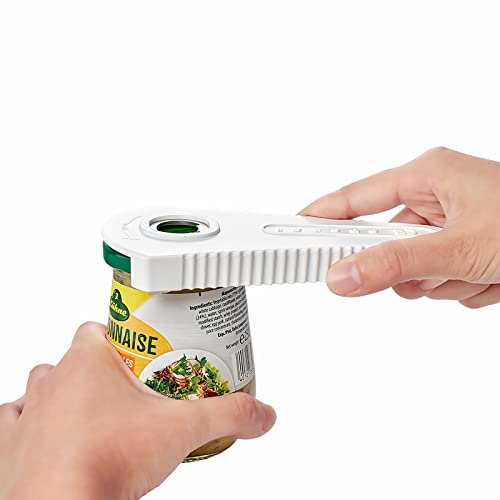 Jar Opener For Weak Hands - 4 In One Tool Easily Opens Various Bottle Caps For Seniors The Ultimate Jar And Bottle Opener Tool Jar Opener For Seniors With Arthritis Grip Jar Opener