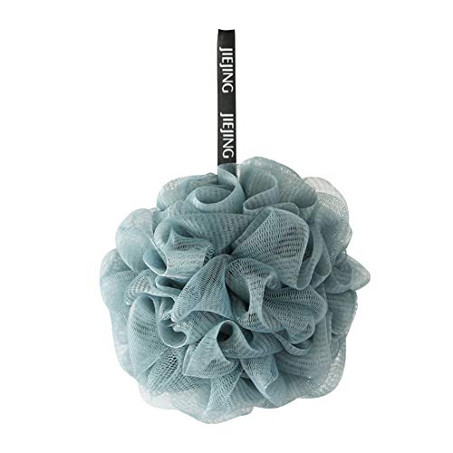 BOENTA Eponge Bain Fleur De Douche Naturelle Retour en Luffa Luffa Naturel Éponge de Bain Luffa Douche Éponge Bouffée Douche Puff Exfoliant Éponge Blue Cover