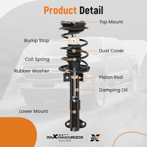 maXpeedingrods RWD Front Struts Shock for Mercedes-Benz C230 2008-2009 by maXpeedingrods - Used condition - Image 7