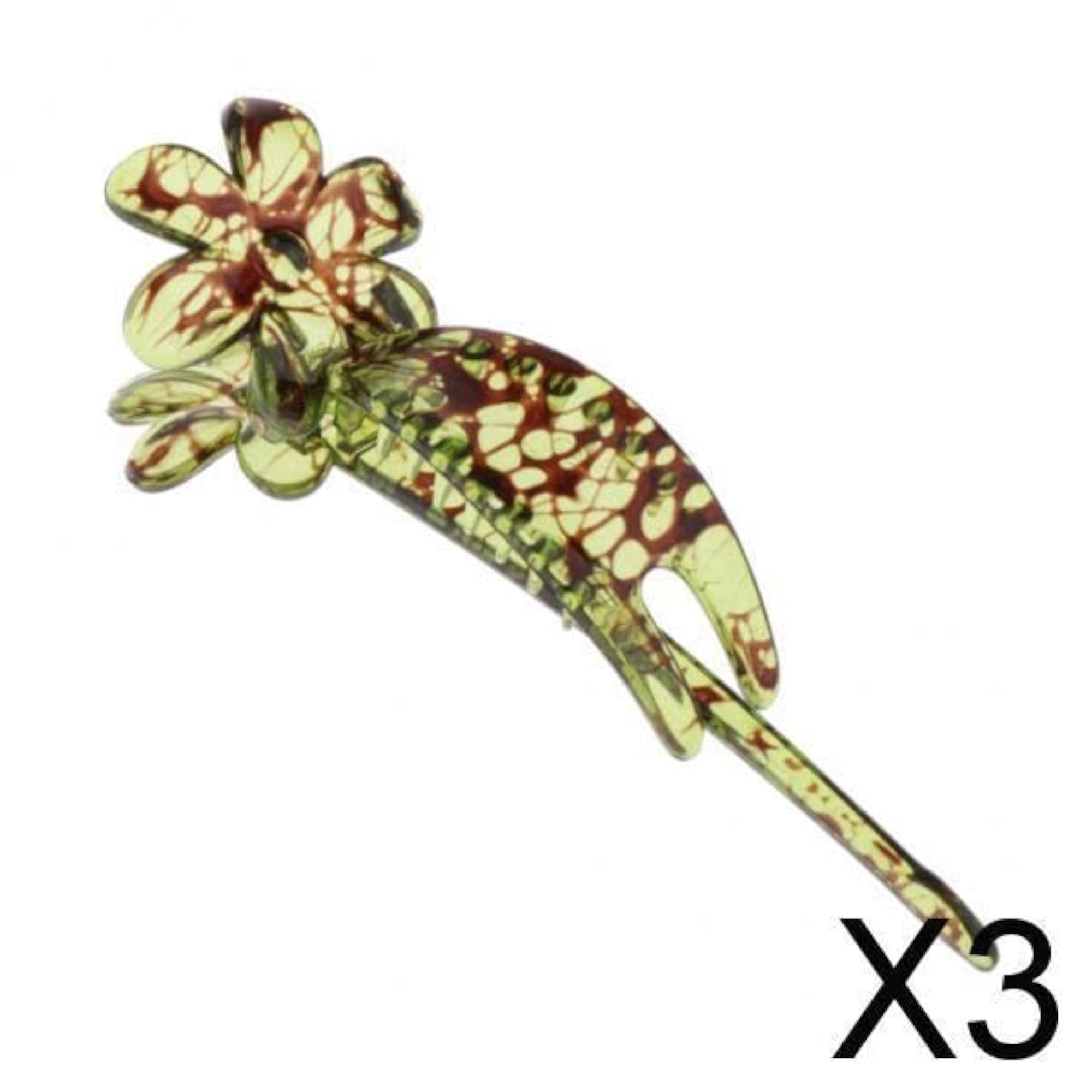 3pc Retro Style Hair Clip Comb Set for Ladies