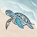 Handmade 3D Sea Turtle Wall Decor – Nautical Layered Wood Art for Beach House, Office, or Gallery Wall