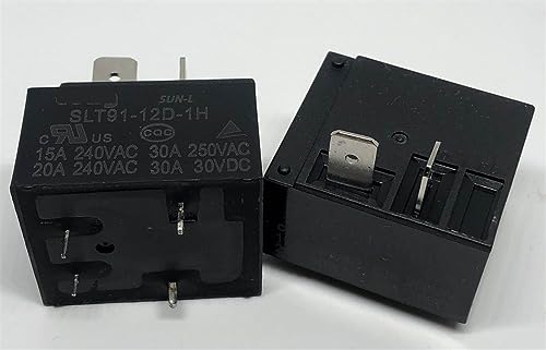 Relé SLT91-12D-1H T91-1A-12V-30A de 4 pines interruptor automotriz de 12V 30A para coche