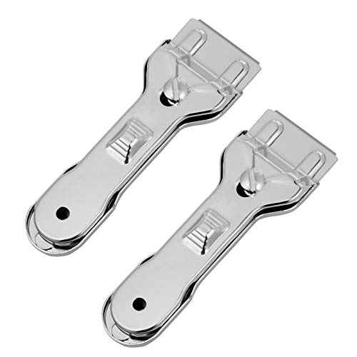 Raspador de vidro Tehaux 2 peças raspador de vidro raspador de tinta, decalque de carro, removedor d