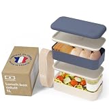 monbento - Bento box MB Original Natural - Boîte Repas à Compartiments - Lunch...