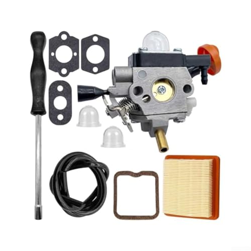 Kit de carburador todo en uno para FS131 FS131R FS311 KM131 con chispa, filtro de combustible y filtro de aire para un mejor rendimiento