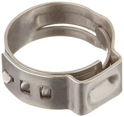 Oetiker 16700015 Stepless Ear Clamp, One Ear, Clamp ID Range 12.8 mm (Closed) - 15.3 mm (Open) (Pack of 10)