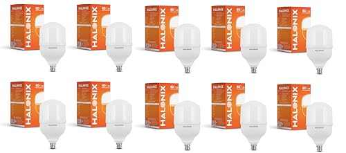 Halonix 60W B22 LED Cool White Bulb, Pack of 10 (B0CXXTZV42) Amazon Price History, Amazon Price Tracker