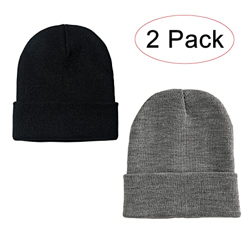 Image of NPJY Unisex Beanie for Men and Women Knit Hat Winter Beanies