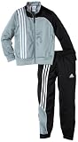 Cuello acanalado. adidas Sereno 11 - Chándal de fútbol Sala Infantil, tamaño 164 UK, Color Plateado