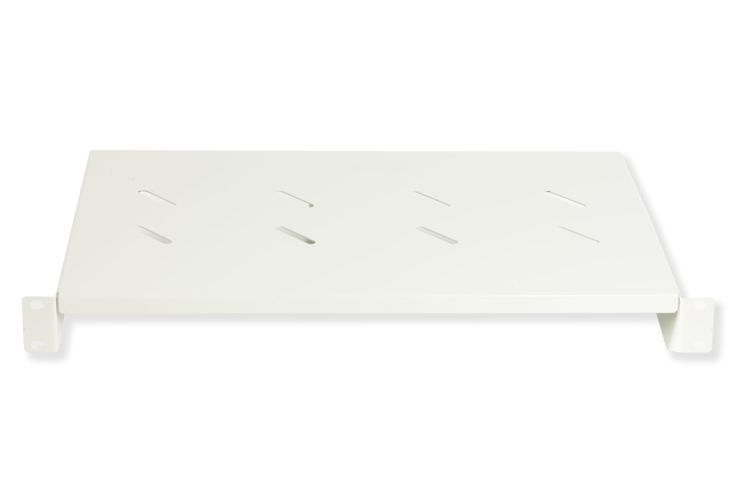LINK LKRIP250 - Mensola in Acciaio per Armadio Rack 19" (1 unità, profondità 250 mm, Grigio Chiaro RAL7035) – Portata 20 kg – Compatibile con Tutti Gli armadi Rack universali, Viti Incluse