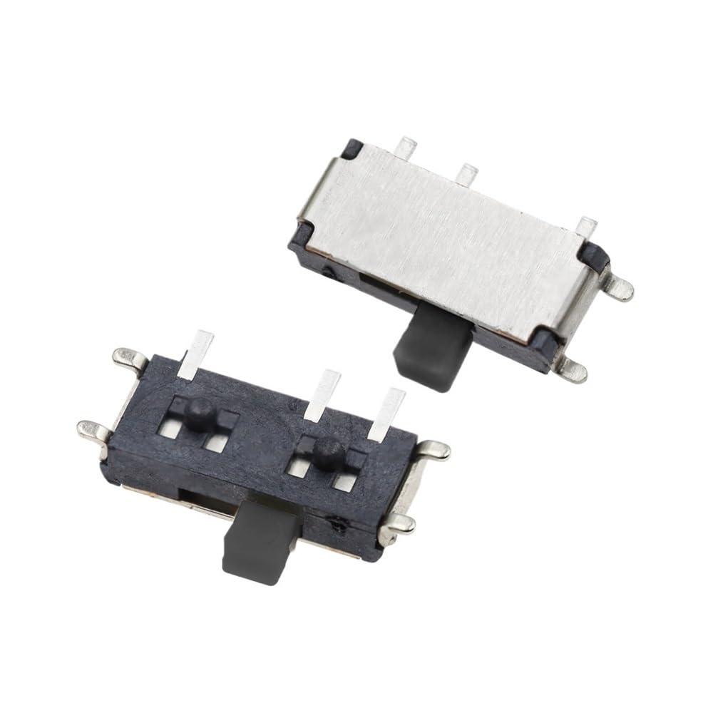 Interrupteur à Bascule Coulissant Noir 7 Broches Marche/arrêt 1P2T SPDT MSK-12C02 SMD for MP3 MP4, 1000 pièces