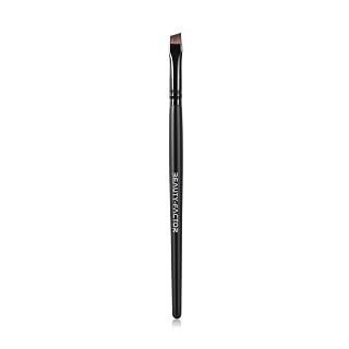 Angled Eyeliner Brush - Precision Ultral Thin Angle Eye Liner Brushes Fine Point with Flat Synthetic Bristles for Brow Powder, Smooth Gel, Cream, or Liquid for Creating Sharp Lines, Detailed Eye Looks - Amazon product rated Grade A