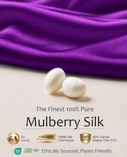 Image of MANSPHIL 100% Real Mulberry Silk Pocket Square for Men, 11x11 Inch Solid Handkerchiefs, Multi Colors