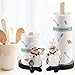 Suwimut Chef Style Paper Towel Holder, Resin Crafts Display Chef Figurines Creative Roll Paper Stand for Countertop Kitchen Cafe Restaurant Dessert Shop Cake Shop Decoration