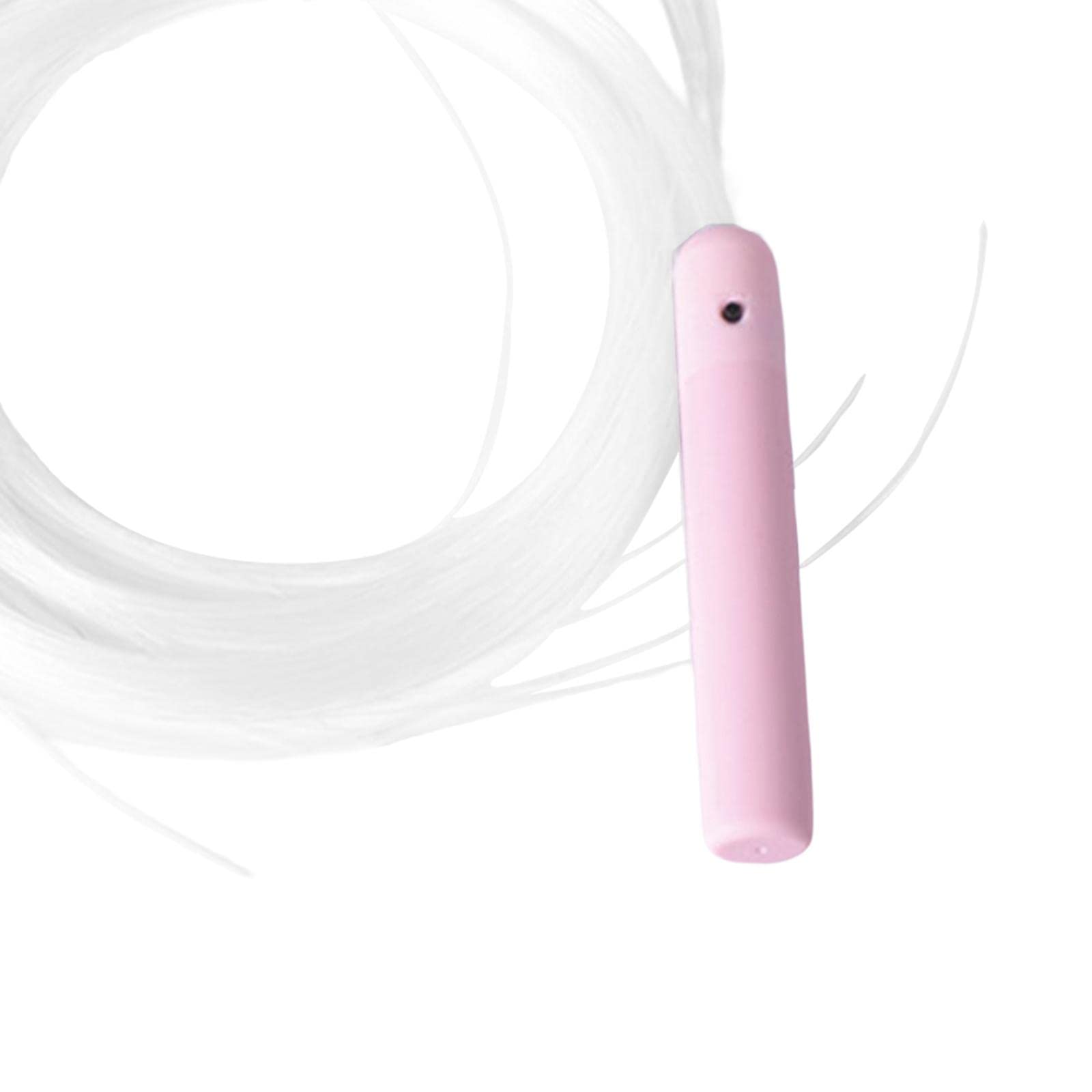 Fouets Toy Space Fouets 7 Modes D'effet de Couleur LED Lumineuses Fouets à Fibres Optiques pour Jouets Lumineux Concerts Festival de Musique, Rose