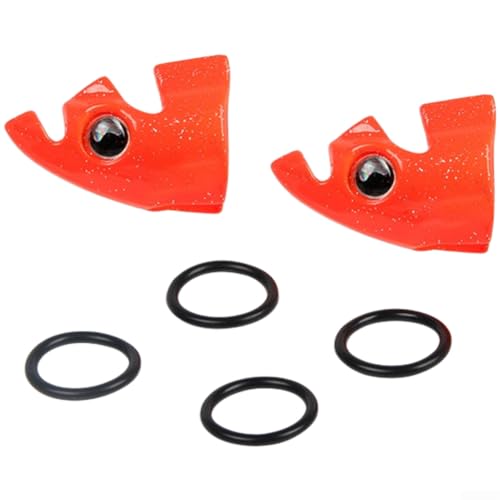 Metal Wood Shrimp Jig 10g Glow Squid Sinker for Deep Sea Metal(Orange 15g)