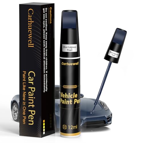 Image of Blue Touch Up Paint for Cars, Auto Car Paint Touch Up Paint Pen for Deep Scratches, Car Scratch Repair Pen, Quick and Easy Solution to Repair Minor Automotive Scratches (Blue Lagoon Pearl)