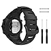 Suunto Core Watch Band, MoKo Classic Replacement Soft Wrist Band Strap with Metal Clasp for Suunto Core Smart Watch, Fits 5.51"-9.06" (140mm-230mm) Wrist, All Black