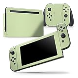 Design Skinz - Compatible with Nintendo Switch Joy-Con Only - Skin Decal Protective Scratch-Resistant Removable Vinyl Wrap Cover - Baby Green Pastel Color
