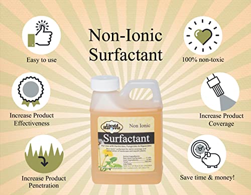 Liquid Harvest Mesotrione Bundle - 8 Ounces - Mesotrione Concentrate (Compare To Tenacity) - Pre And Post-Emergent Weed Killer For Lawn And Turf Grasses With 8Oz Surfactant #TOP5