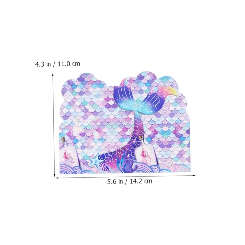 Operitacx 30 Peças Convites Para Festa No Oceano Cartões De Convite De Aniversário Convites Em Branc