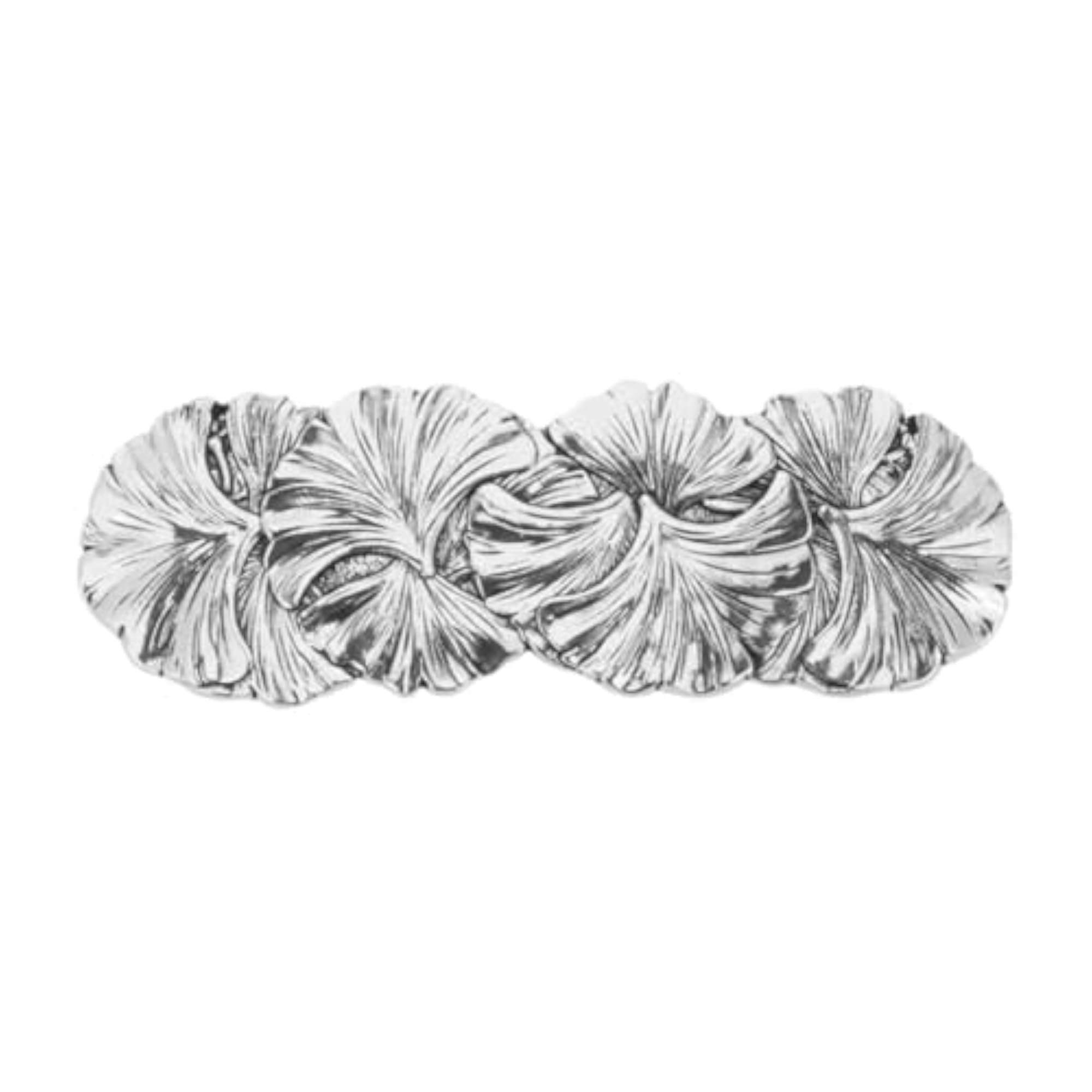 Ponytail Holder Hairpin Retro Leaf Barrette for Women