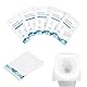 Toilettenauflage, Toilettensitzbezug Toilet Seat Cover, 50 Stück Einweg Toilettenauflage, Wasserlöslich, Toilettensitz Papierauflage Spülbarer, für Reisen, Geschäftsreise(46x38)