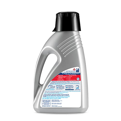 Image of Bissell PRO OXY Carpet Deep Clean Solution,for use in leading upright carpet cleaners,48oz,Removes deep down dirt,stains & odors,(Pack of 2)