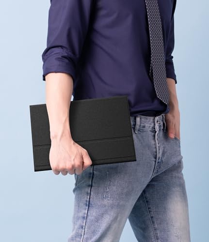 Image of GreenLaw Samsung Galaxy Tab S9 Plus Keyboard case, 7 Color Backlit, Magnetic Detachable, Smart Touchpad, S Pen Holder, SM-X810 /X816B /X818U for Samsung Tab S9+ 12.4 inch 2023, Black