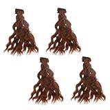 Accessoires de poupée - utiles pour la capacité pratique et l'appréciation beauté enfants, perruque de poupée DIY