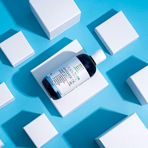 Lymphatic Massage Oil With Cooling Menthol: Arnica & Coconut Oil For Lymphatic Drainage, Post Surgery Recovery And Lipedema, Lymphedema I Liposuction 360 Lipo, Bbl,Tummy Tuck I 8.5Oz #TOP3