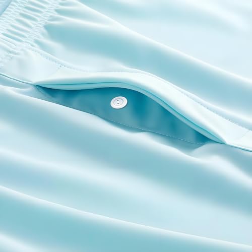 TAPUU Mens Loose Boxer Shorts Silk Sleep Boxers Button Fly2