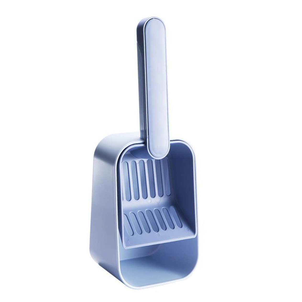 Pala para Arena de Gatos, Herramienta Multifuncional for la Limpieza de excrementos Gato. Diseño ergonómico for facilitar en el hogar(Blue)