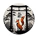 Red Kistune Japanese Aesthetic Red Rising Sun Torii Gate PopSockets Standard PopGrip