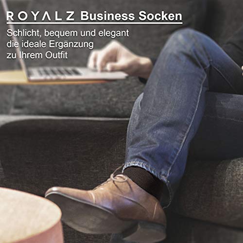 ROYALZ calze da uomo 10 paia per abito casual e