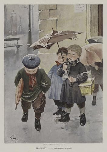 Pintura al Óleo con Impresión Imagen Modernos Cuadro Henry Jules Jean Geoffroy de 60x90cm