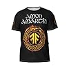 GRDBZZXGO Men's Death Metal Band Amarth Printed Short-Sleeved Shirts Versatile Round-Neck Tops Comfortable and Trendy Shirts Multicolor 3XL #3