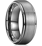King Will Men's 7/8mm One Lord Magic Power Gold/Black/Silver Polished Comfort Fit Wedding Band Size 5-15