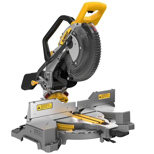 DEWALT 20V MAX XR 10 in. Double Bevel Fixed Miter Saw Kit (DCS714WW1)