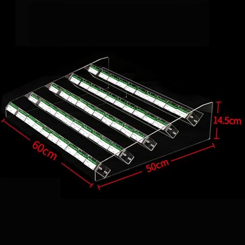 Exhibidor comercial de cigarrillos y mostrador trapezoidal minorista 4