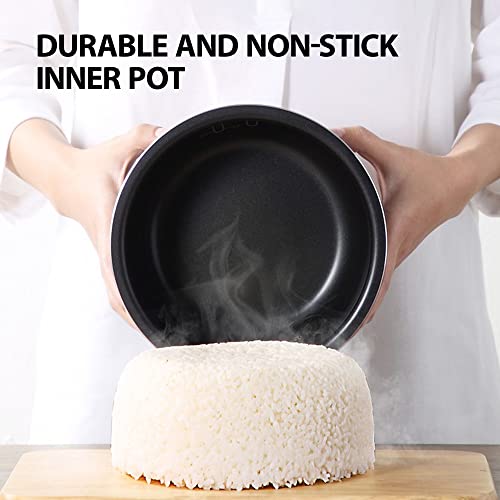 Toshiba Rice Cooker 6 Cups Uncooked (3L) With Fuzzy Logic And One-Touch Cooking, White #TOP5