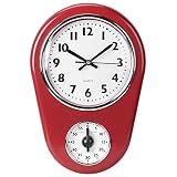 Red Apple Kitchen Wall Clocks product image